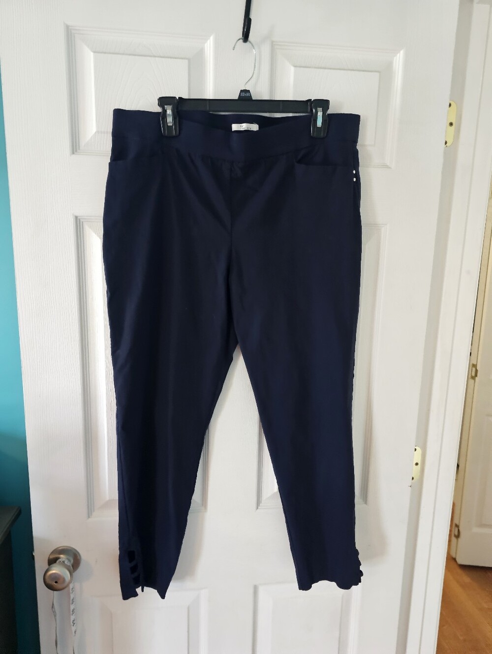 Women's Navy Blue 89th  AND Masison XL Cropped Pants